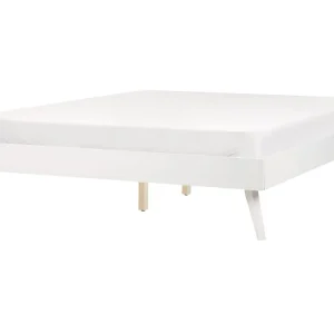 EU Double Size Bed White BERRIC