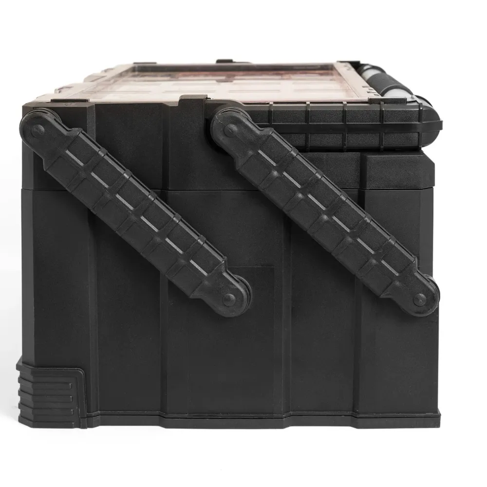 Keter Cantilever Pro 237785 Tool Box 22" Black Handle Clamps Resistente 2-Level Hand Tools Accessories Professional