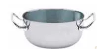 Casseruola 2 manici catering cm 34 modello daisy Omra