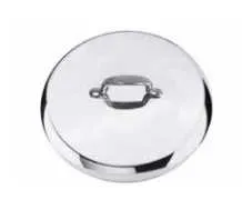 Coperchio bombato inox con ponticello “luxor” lucido cm 22 modello lady Omra