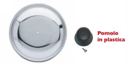 Coperchio cm 32 con pomolo. g1/g2 da montare modello daisy plastic Omra