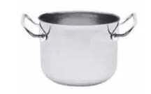 Pentola alta con 2 manici catering cm 40 fondo induzione modello ariel Omra