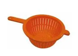 Scolapasta 1 manico e 1 maniglia cm 24 arancio Omra