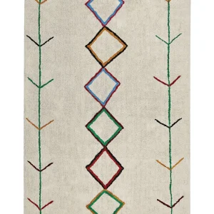 Cotton Area Rug 160 x 230 cm Beige CETMI
