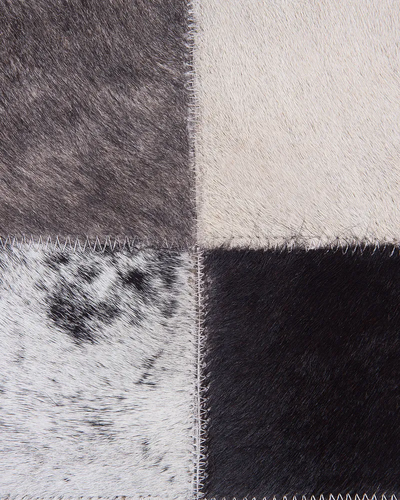 Cowhide Area Rug 160 x 230 cm Brown RIZE