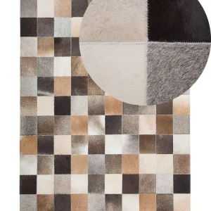 Cowhide Area Rug 160 x 230 cm Multicolour SOKE