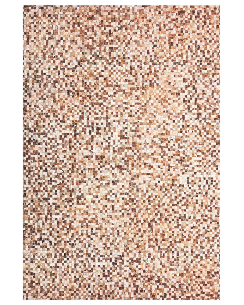 Cowhide Area Rug Brown 160 x 230 cm TORUL