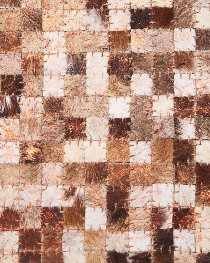 Cowhide Area Rug Brown 160 x 230 cm TORUL