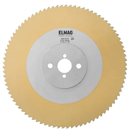 Lama per sega ELMAG HSS / DMo5 / rivestita TiN TiN 350x30x40mm T6 / 180 denti 79137