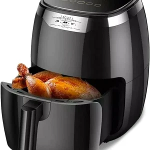 AMC Friggitrice ad aria calda elettrica da 8 Litri, Friggitrice aria Senza Olio con Touch Screen LCD, fornetto elettrico d...