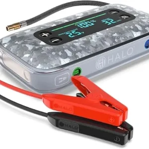Avviatore e Compressore d'aria - Kit di emergenza portatile per l'avviamento di emergenza dell'auto - Accessori Auto (arge...