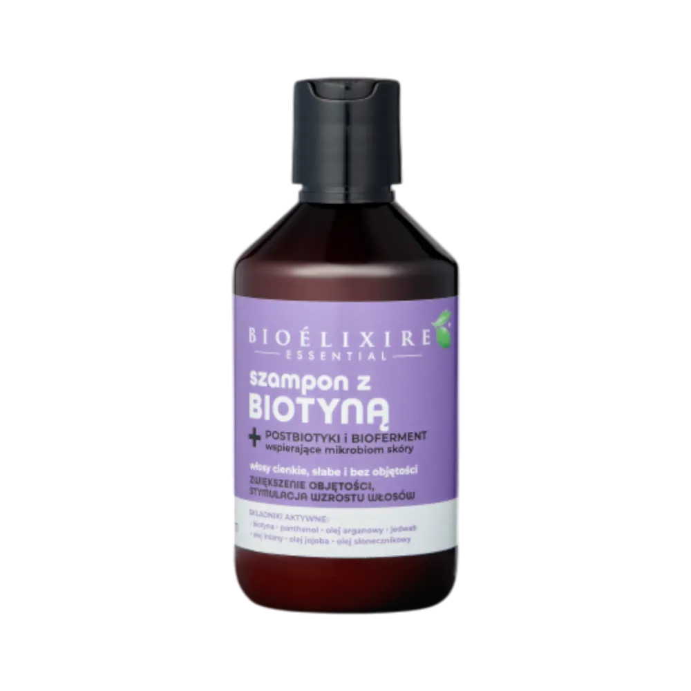 BIOELIXIRE ESSENTIAL Shampoo rinforzante per capelli con biotina 300 ml