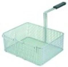cestello friggitrice l1 255mm b1 320mm h1 120mm l2 510mm h2 220mm acciaio cromato