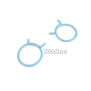 Coppia fascette per collegamento tubo aria al carburatore Fiat 500 D F L