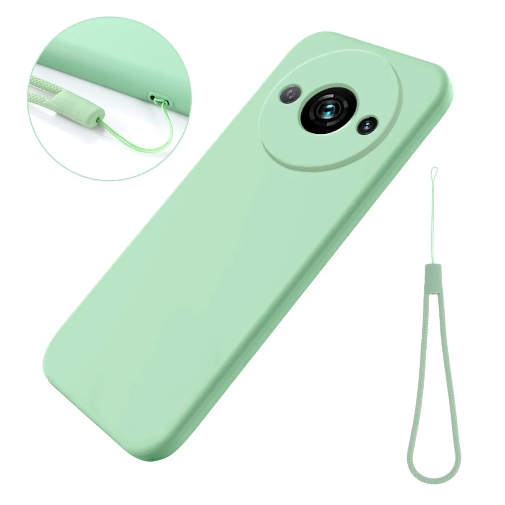 Cover silicone liquido opaco Xiaomi Redmi A3 / Xiaomi Poco C61 - Verde