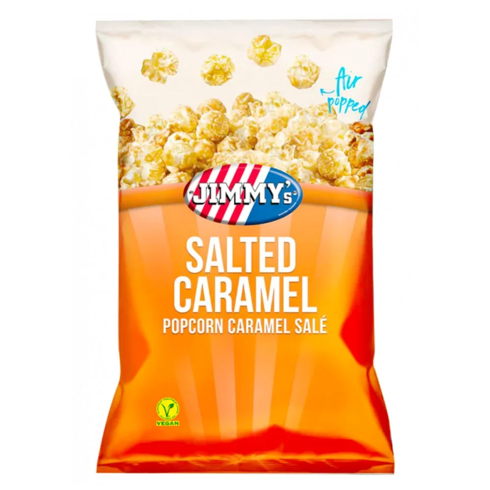 Jimmy's Popcorn Salted Caramel, pop corn al caramello salato da 150g