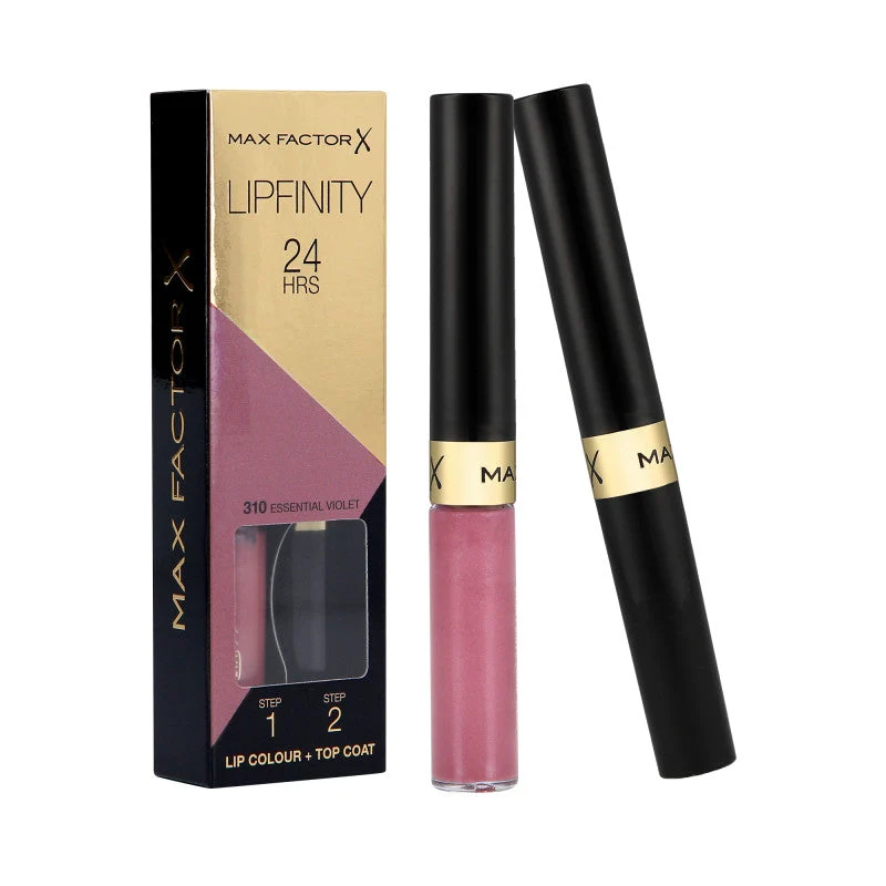 MAX FACTOR LIPFINITY Rossetto bifase 2 1 310 Essential Violet 2,3ml+1,9g