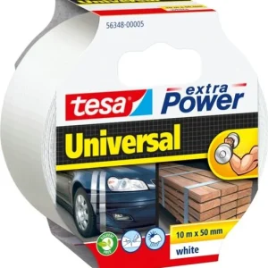 Nastro adesivo Tesa Extra Power Universal - 10 m x 50 mm - bianco - Tesa
