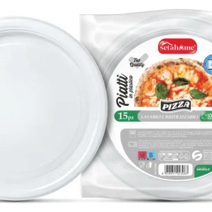 PIATTI PIZZA BIANCHI CF 15PZ
