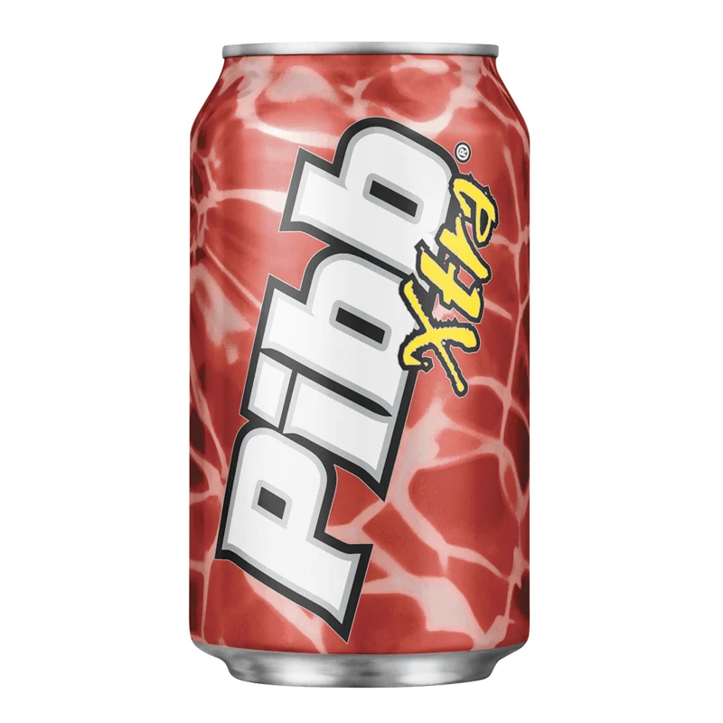 Pibb Xtra, soda speziata alla ciliegia da 355 ml