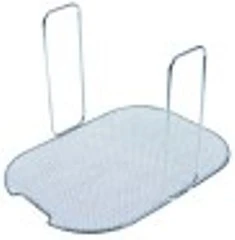 retina sottocesto per friggitrice l 330mm lar. 230mm h 210mm acciaio inox
