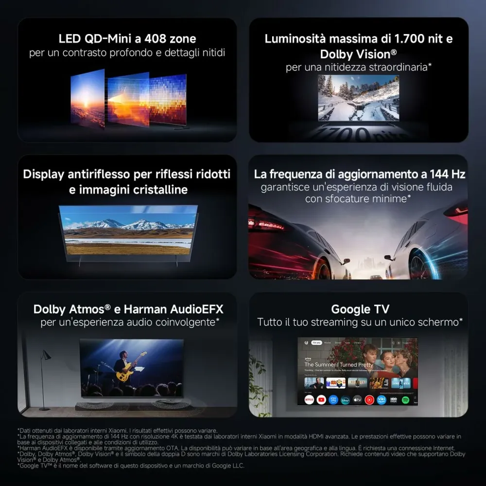 Smart TV Xiaomi ELA6300EU 4K Ultra HD QLED