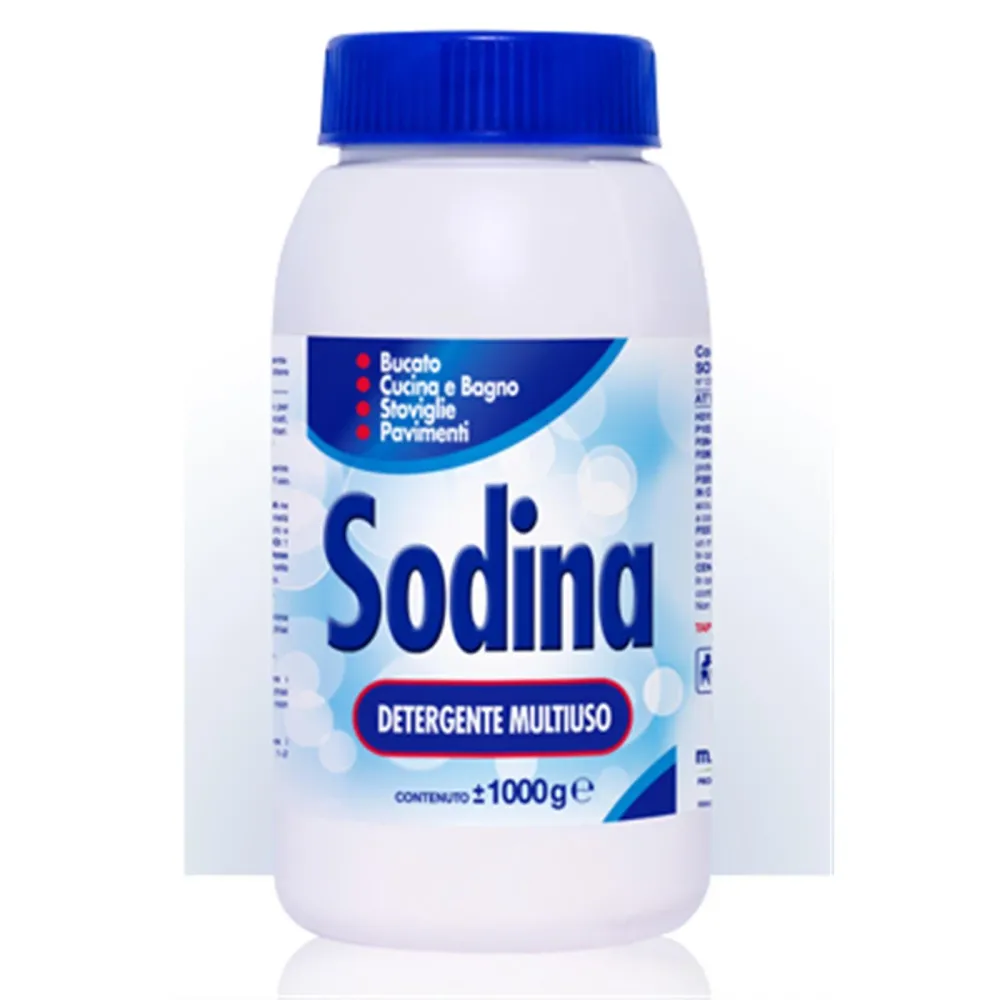 Soda caustica polvere kg 1 uso domestico bicarbonato di sodio solvey sodina carbonato