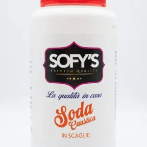Sofy's Soda Caustica Scaglie 1kg | Disgorgante Idraulico Potente | Sverniciatore per Legno e Sgrassatore Industriale | Idr...