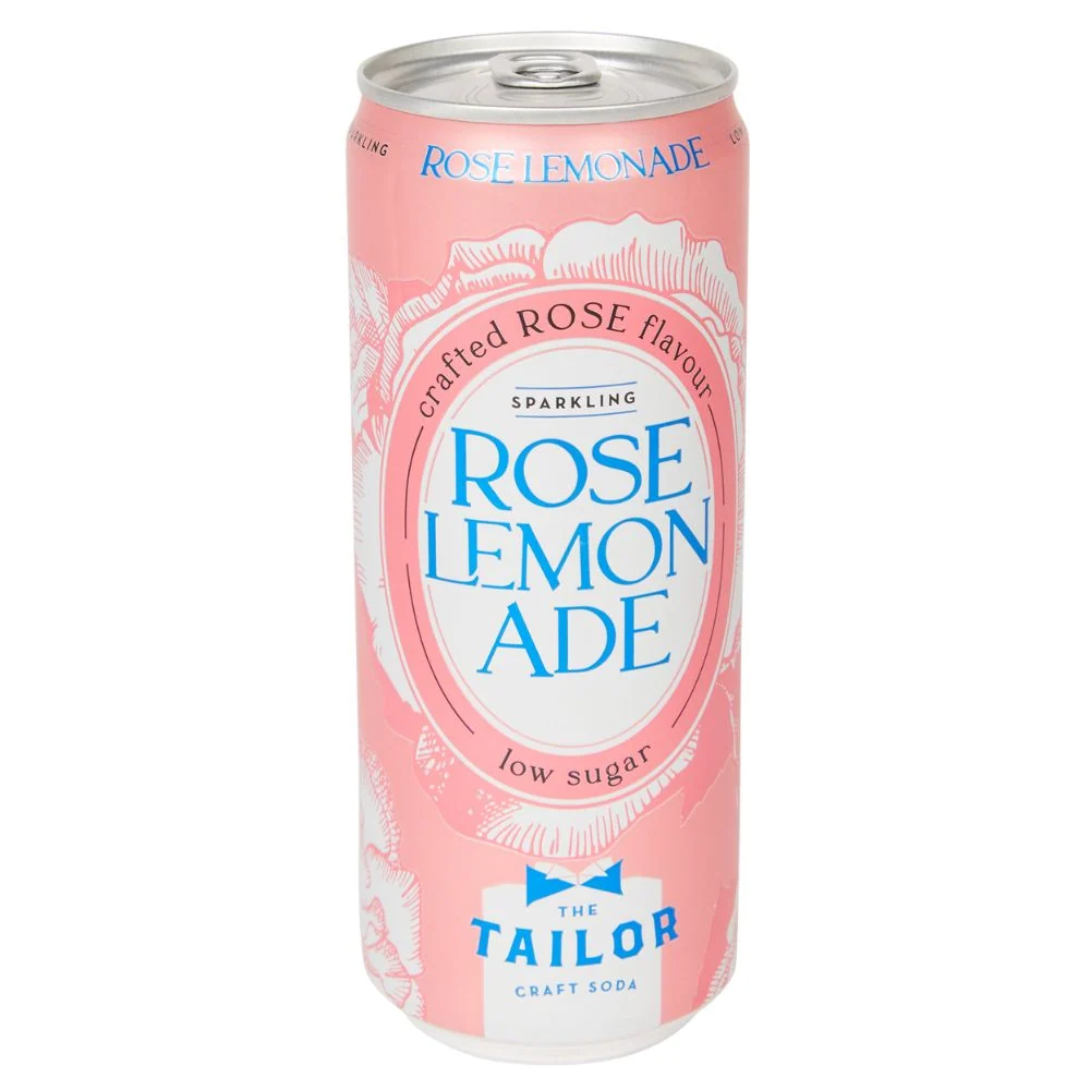 Tailor Craft Soda Rose Lemonade, bevanda alla limonata rosa da 330ml