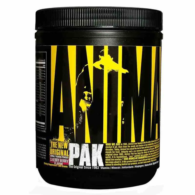 Universal Nutrition Animal Pak gusto ciliegia e frutti di bosco 312g