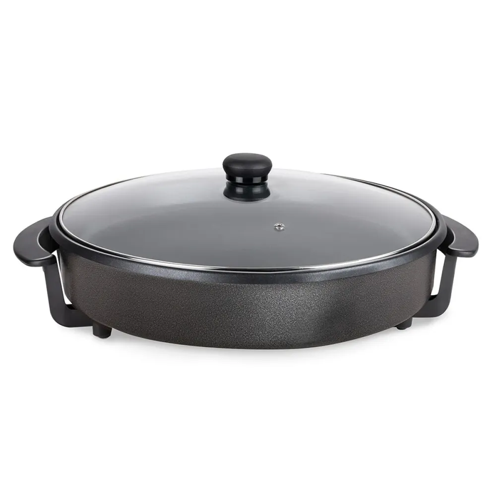 Casseruola Elettrica Multifunzione Alpina Ø 40 cm Vetro