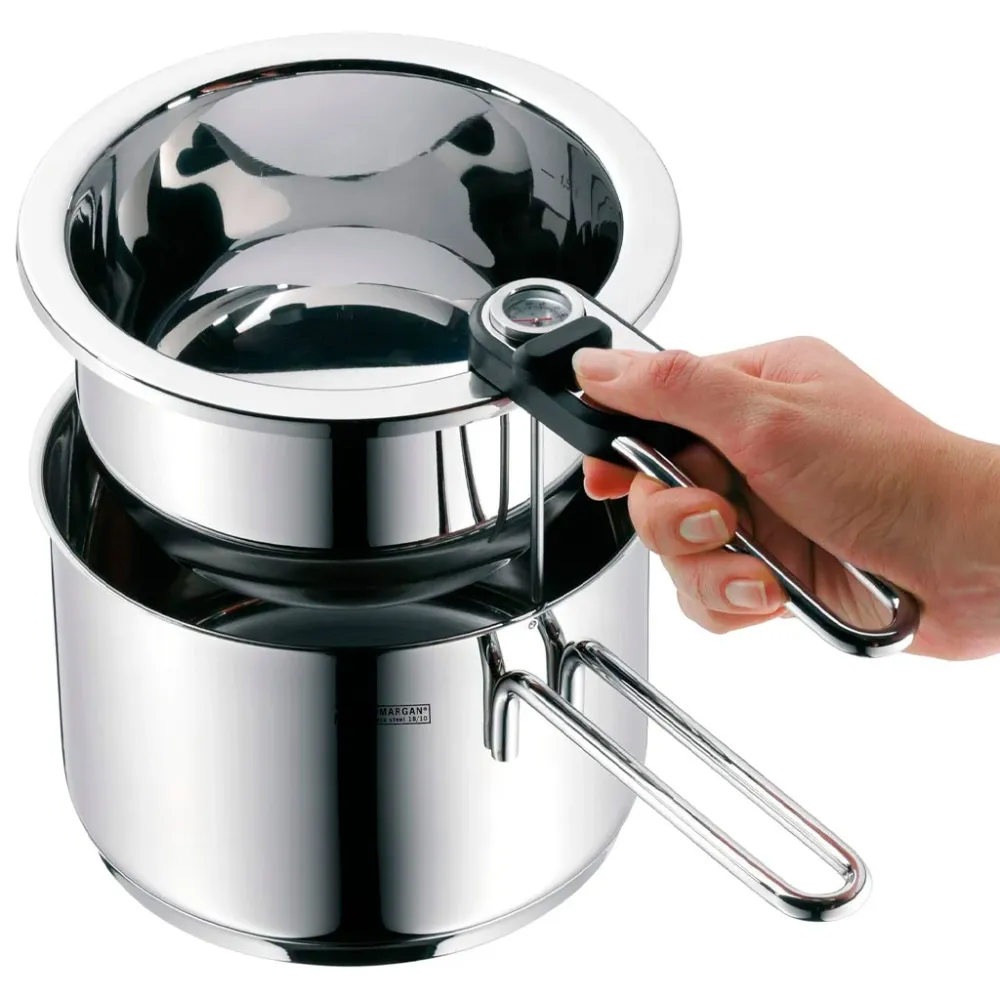 Casseruola per bagnomaria con termometro WMF