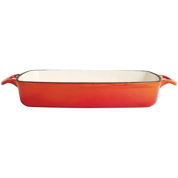 Vogue casseruola rettangolare ghisa arancione imponente GH322
