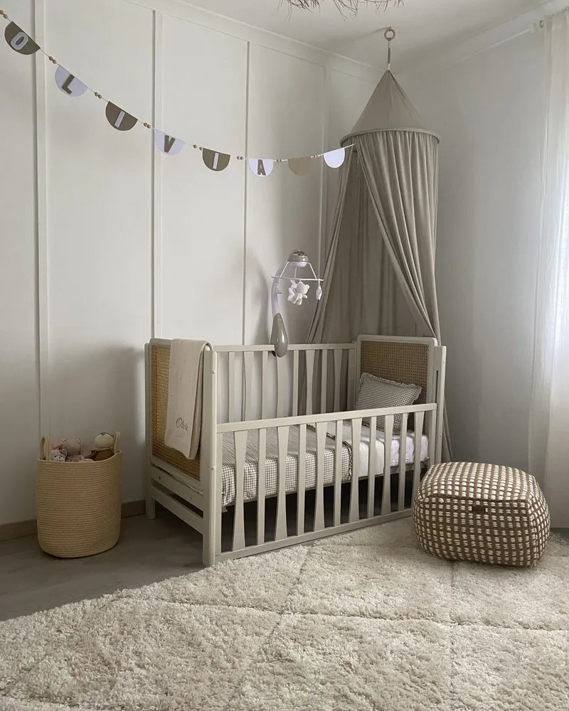 Set di 2 ceste cotone nocciola chiaro 39 cm SARYK