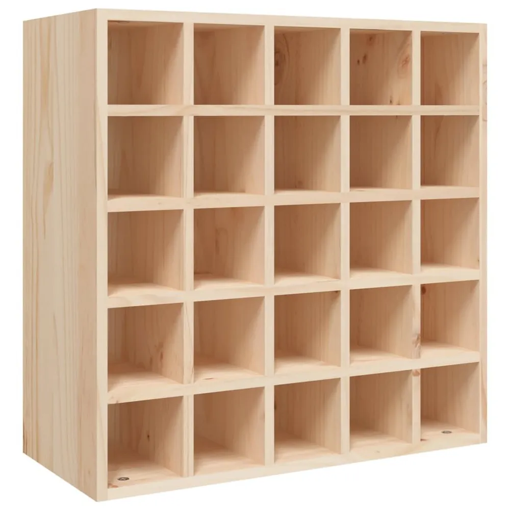 Portabottiglie 56x25x56 cm Legno Massello di Pino