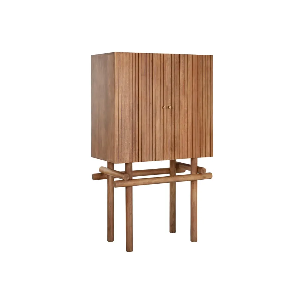 Portabottiglie Home ESPRIT Naturale 90 x 45 x 156 cm per Cene Formali