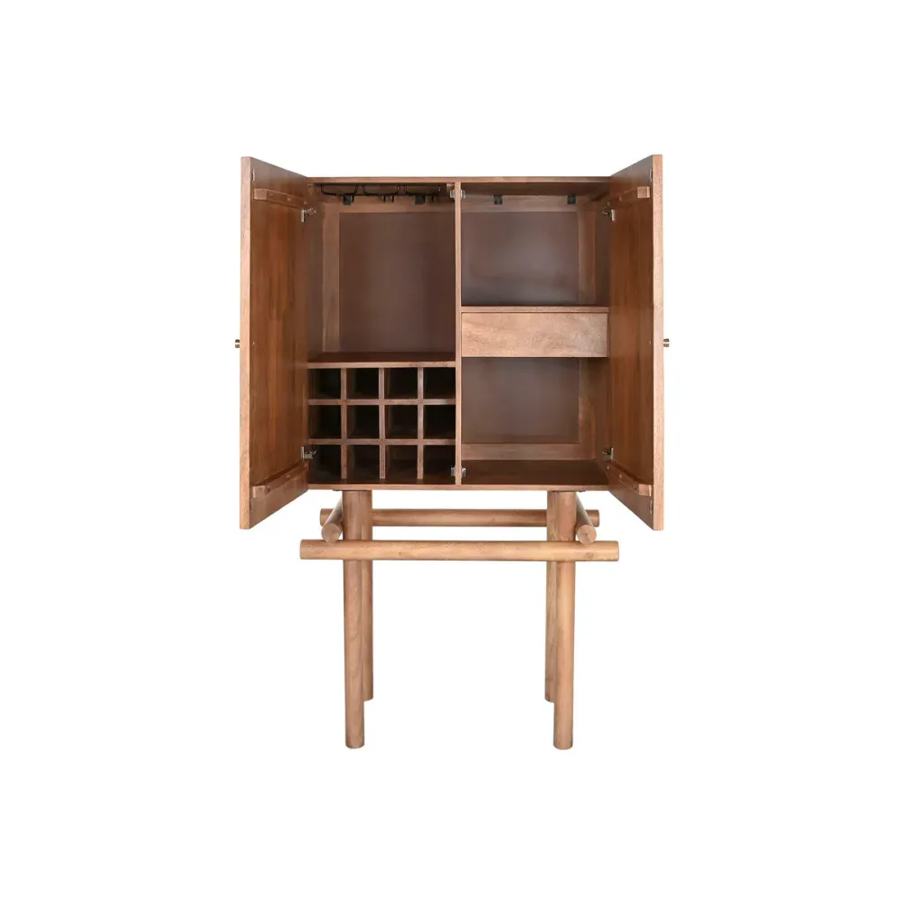 Portabottiglie Home ESPRIT Naturale 90 x 45 x 156 cm per Cene Formali