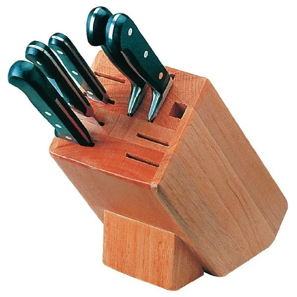Ceppo portacoltelli legno Vogue D738