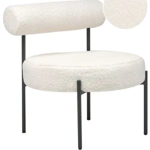 Armchair ALPHA Boucle White