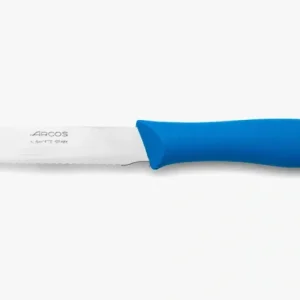 Coltello Tavola Colore Blu Seghettato Serie Nova 110 mm