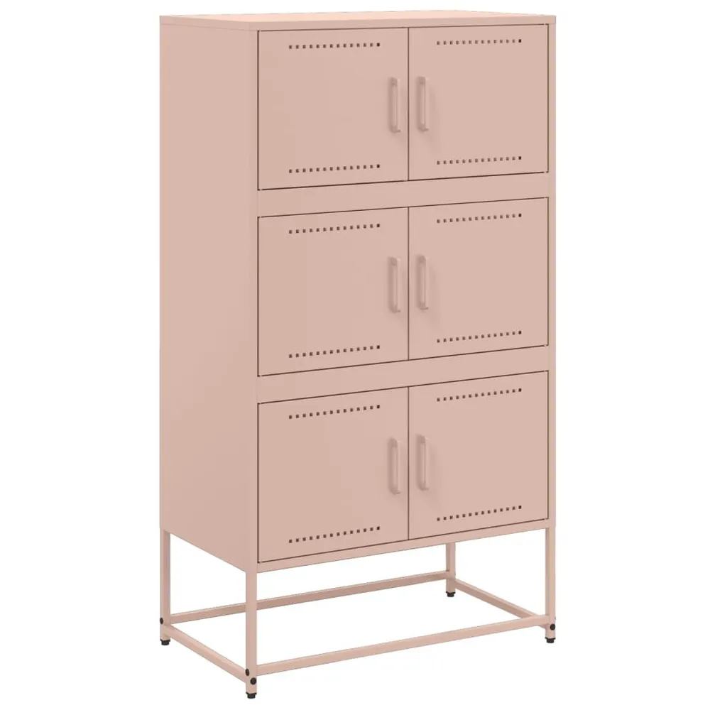 Credenza Rosa 68,5x38,5x123,5 Acciaio