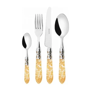 ALADDIN ghiera cromata set 24pz con pagliuzze d'oro scatola gallery