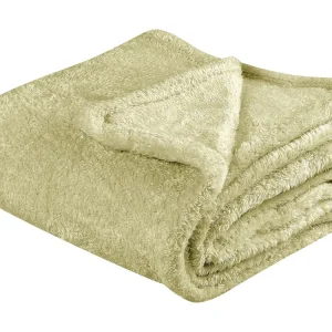 Blanket NAMDU 125 x 150 cm Olive Green