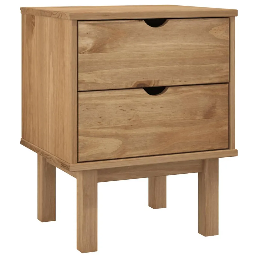 Comodino OTTA 45x39x57 cm Legno Massello di Pino