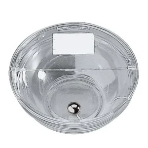 Copertura protettiva APS Ø 235 cm acrilico con maniglia cromata trasparente pieghevole con etichetta 11878