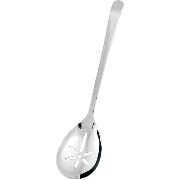 Cucchiaio da portata Stalgast traforato lucidato specchio composto da un esclusivo pezzo lunghezza della maniglia 31 cm KK...