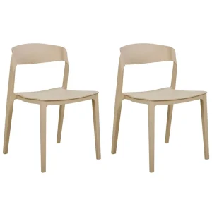 Set 2 Dining Chairs Panna SOMERS