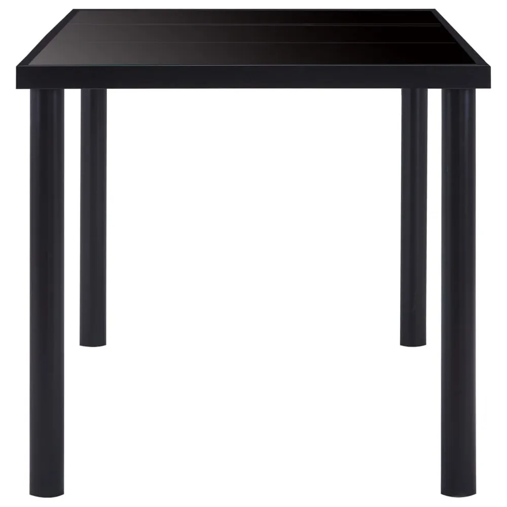 Set Sala da Pranzo 9 pz Similpelle Nero