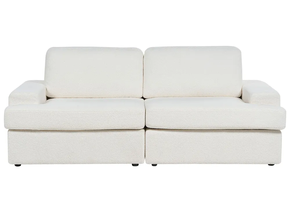 Set da salotto 5 posti bouclé bianco ALLA