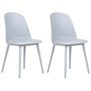 Set di 2 sedie da pranzo azzurro FOMBY